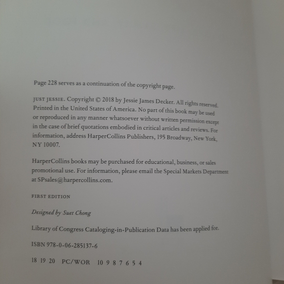 Just Jessie Book by Jessie James Decker NWT New Guide Life, Love, Family, & Food - Picture 4 of 13